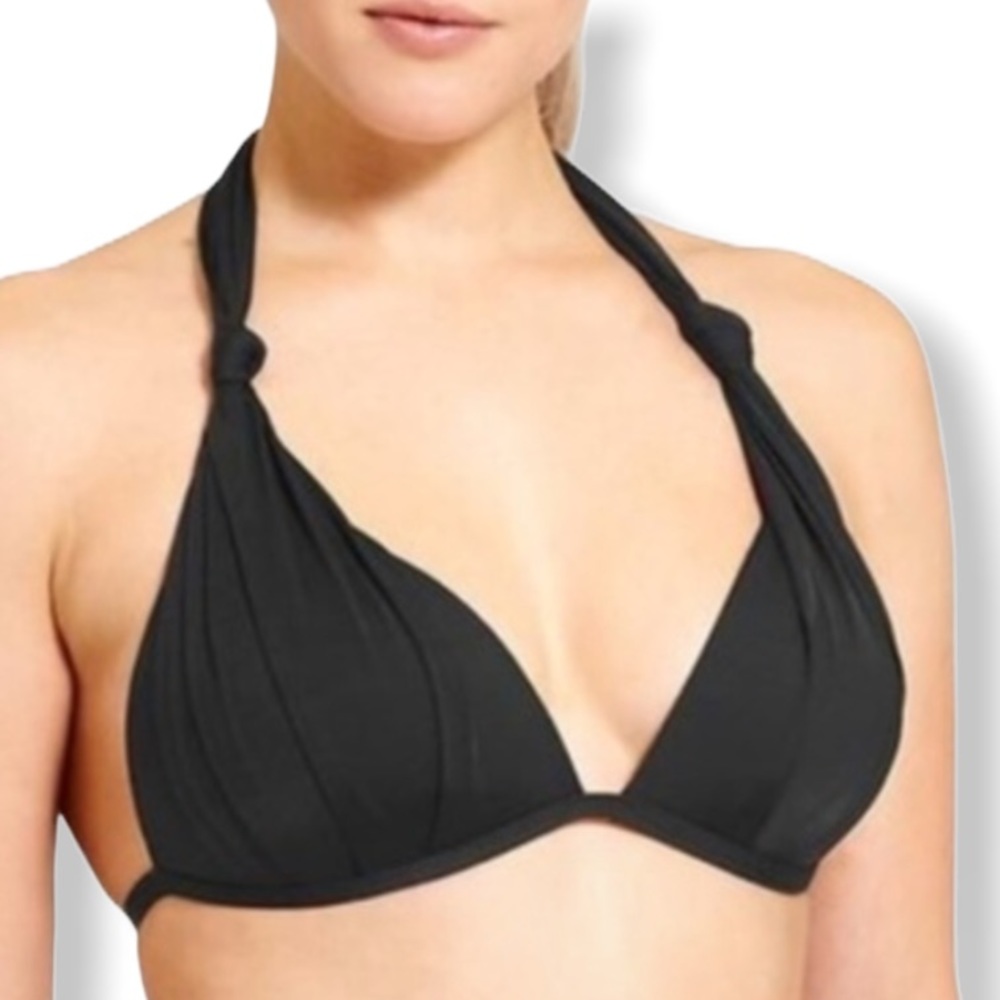 Athleta Aqualuxe Halter Bikini Top Small